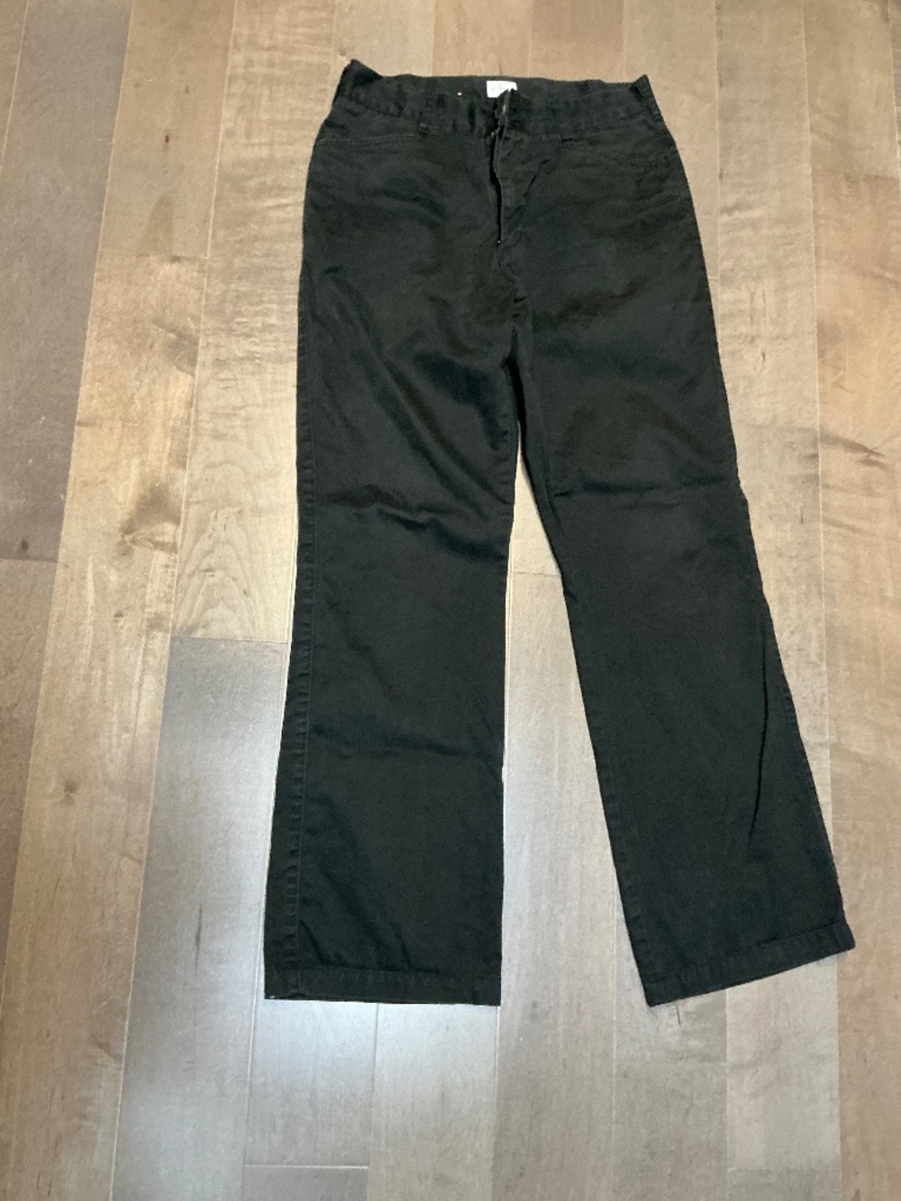 Calvin Klein Men’s Bootcut Black Cotton Chino Pants size 33